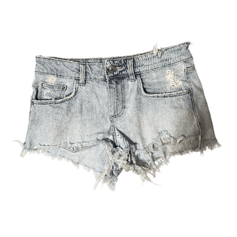 Zara Trafaluc distressed authentic denim by TRF jean shorts size 2